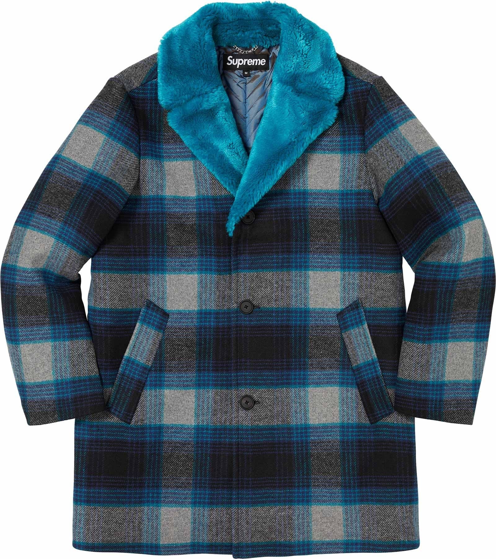 Faux Fur Collar Car Coat view 2